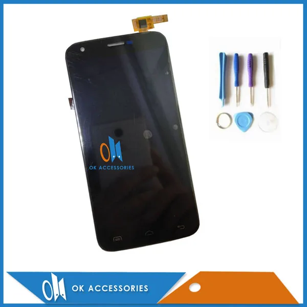 

Black Color Touch Screen Digitizer + LCD Display For Doogee Y100 Pro 1PC/Lot With Tools