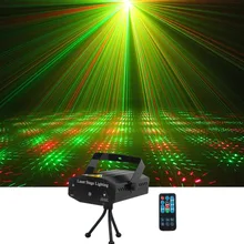 Sharelife мини красный зеленый точечный лазерный светильник дистанционное управление движение статический DJ Gig Home Show вечерние сцены Ligting подарок