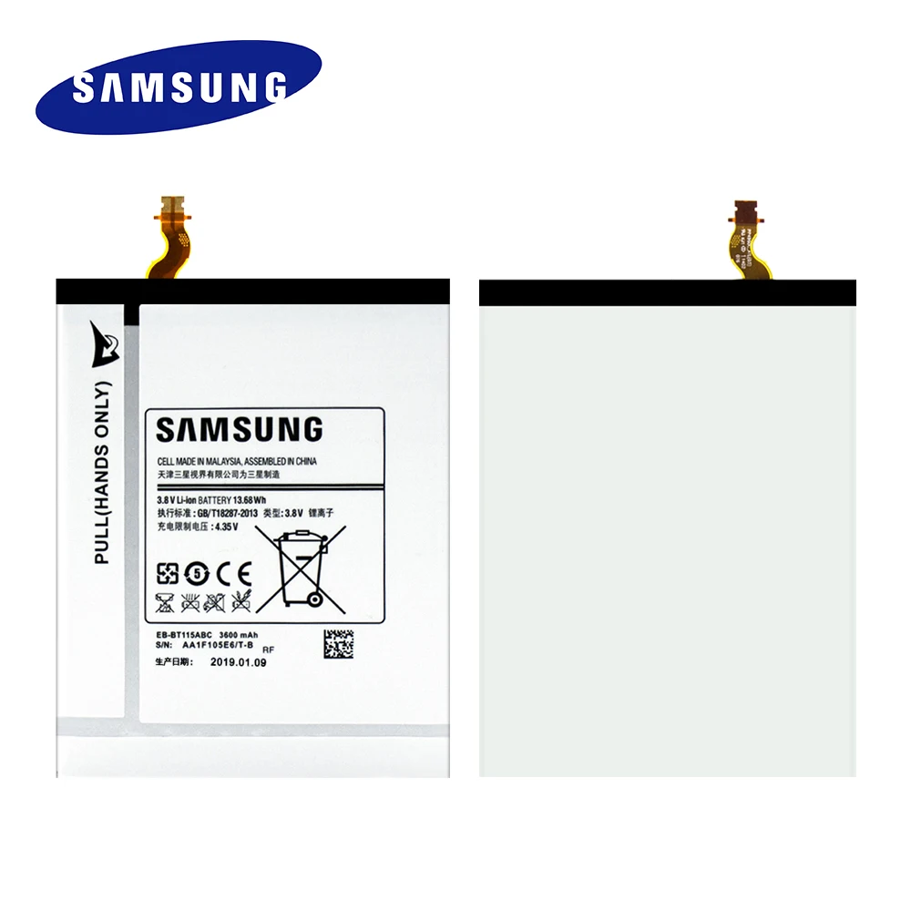 Сменный аккумулятор для планшета samsung Galaxy Tab 3 Lite 7,0 EB-BT115ABC 3G SM-T111 T110 T115, аккумулятор для планшетов 3600 мАч, быстрая