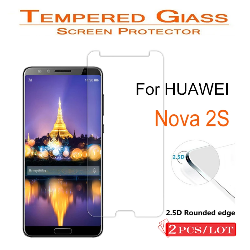 Защитное стекло для Huawei NOVA 2 S закаленное шт. | Мобильные телефоны и аксессуары