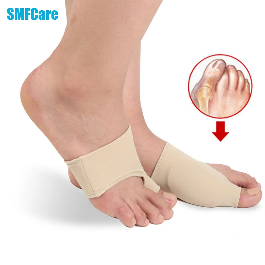 2Pcs Hallux Valgus Toe Separator Soft Bunion Correction Corrector