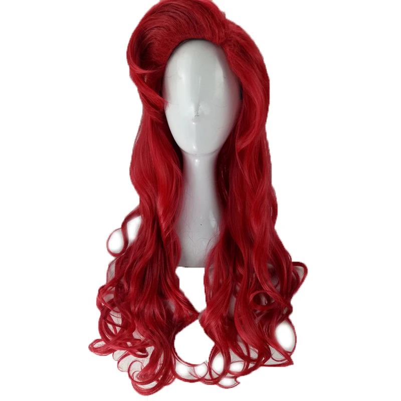 HAIRJOY Women Synthetic Hair Wigs Long Water Wave  Watermelon Red Cosplay Party Costume Wig 5 Colors Available Free Shipping