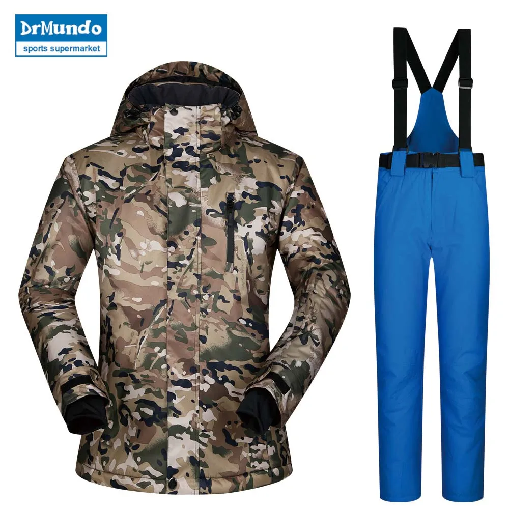 

Ski Jackets Brands Suit Male Windproof Waterproof Breathable Thicken Men Snowboard Jacket Men And Pants Snow Coat Trousers