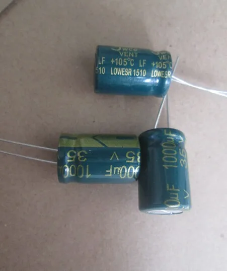 LaDicha Condensatore elettrolitico 50pcs 35V 1000uF Bassa ESR 13 x 20mm LaDicha Condensatore elettrolitico 50pcs 35V 1000uF Bassa ESR 13 x 20mm