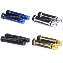 CNC moto ручки с бар конец 22 мм Универсальный алюминиевый сплав скутер части moto rbike Руль конец наклейка мотоциклетная рукоятка