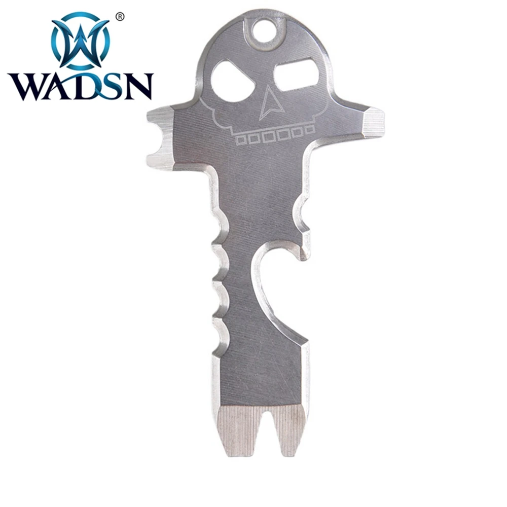 WADSN Softair Размер глаз черепа на открытом воздухе универсальный инструмент нержавеющая тактическая Инструменты для ремонта открывалка для бутылок WEX393 Пейнтбольные аксессуары