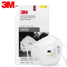 25 шт./лот, 3 м, 9003 в, Пылезащитная маска PM 2,5, противотуманные маски против гриппа, дыхательный клапан для взрослых, KN90, безопасный респиратор для твердых частиц