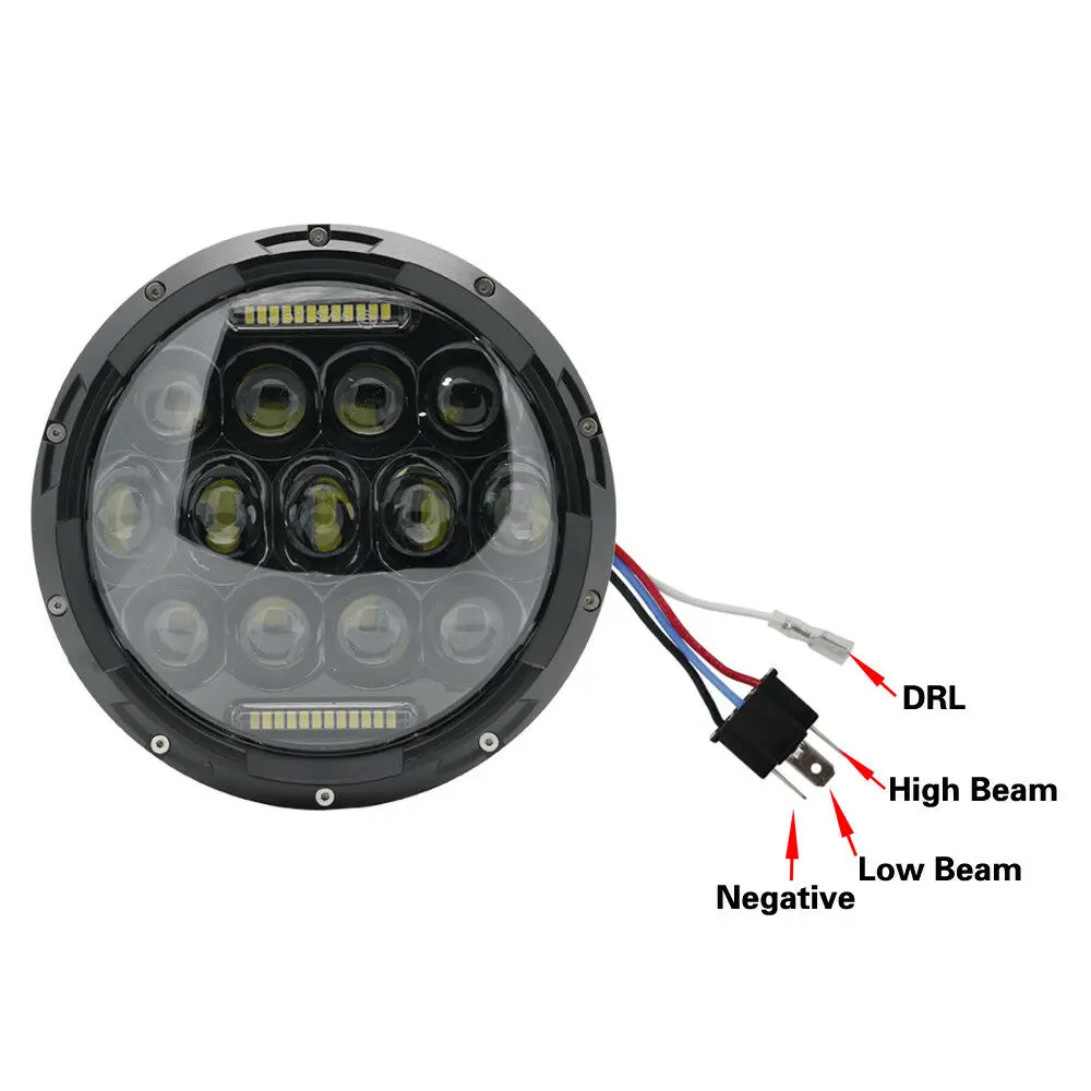 

6 pcs 75W headlight send DHL