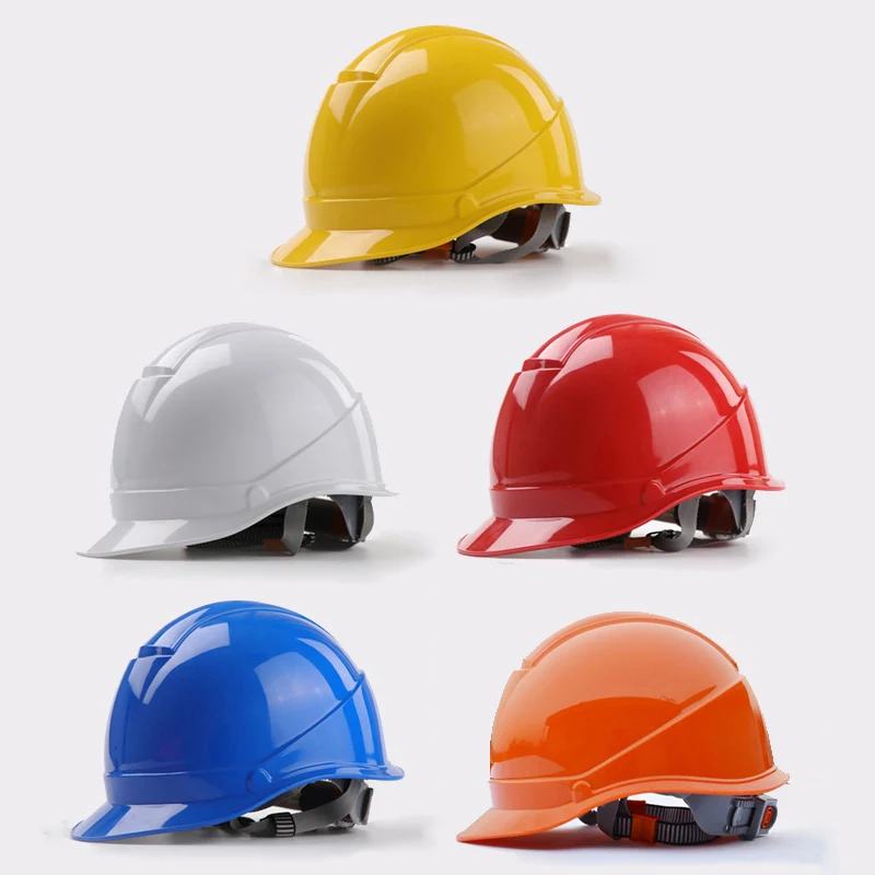 Casque En Plastique Haute Reistance Protection De Tête Pour Travail Construction