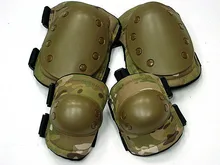 Four pieces / Sets Riding Safety Protector Elbow Roller Suit Tactical Army MILL Kneepad wholesale Field Roller Brace Kneecaps