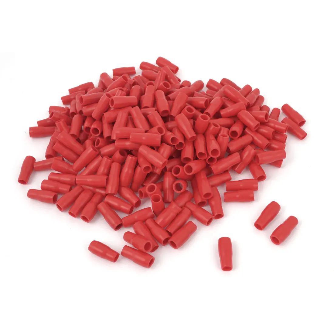500 Pieces 5.5 6Mm2 Red Soft Pvc Wire Terminal Sleeves Insulating
