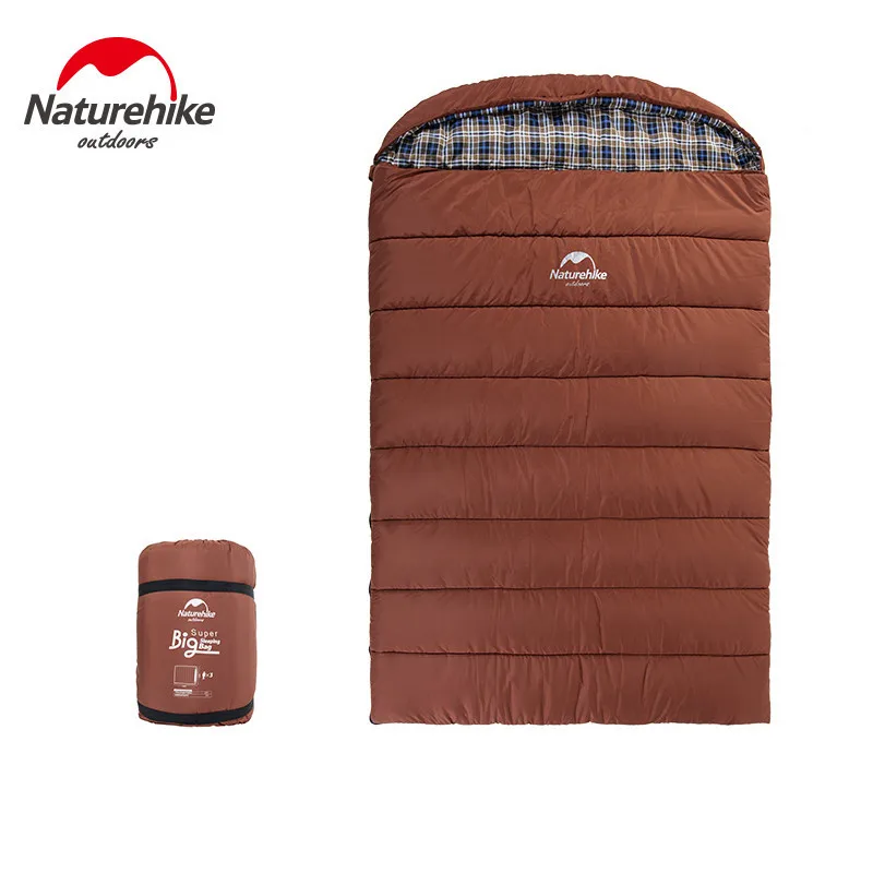

NatureHike Sleeping Bag 3-4people autumn spring Ultralight Multifuntion outdoor camping hiking portable Adult BAGS multi color