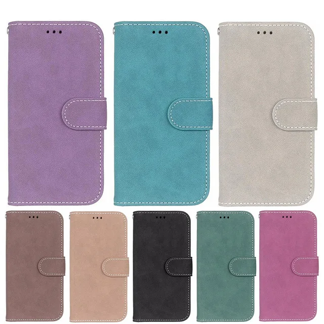 

Matte color PU Leather Flip Case for Asus ZenFone Selfie ZD551KL ZD552KL ZenFone Zoom ZX550ML ZX551ML with Card Holder B84