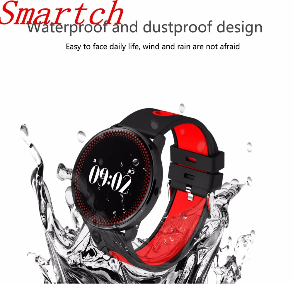 

Smartch CF007 Smart Band Fitness Bracelet Tracker Heart Rate Blood Pressure Monitor Passometer Watch Wristband PK Mi B