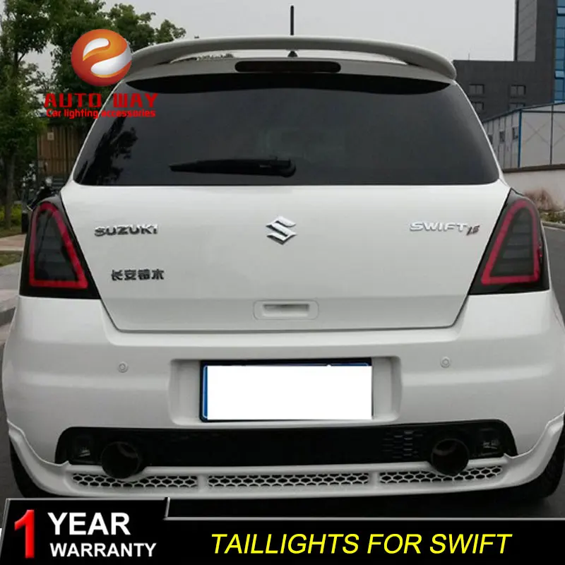 Автомобильный Стайлинг задняя лампа чехол для Suzuki Swift задние фонари 2005- светодиодная сигнальная лампа Suzuki Swif задний фонарь светодиодные задние фары