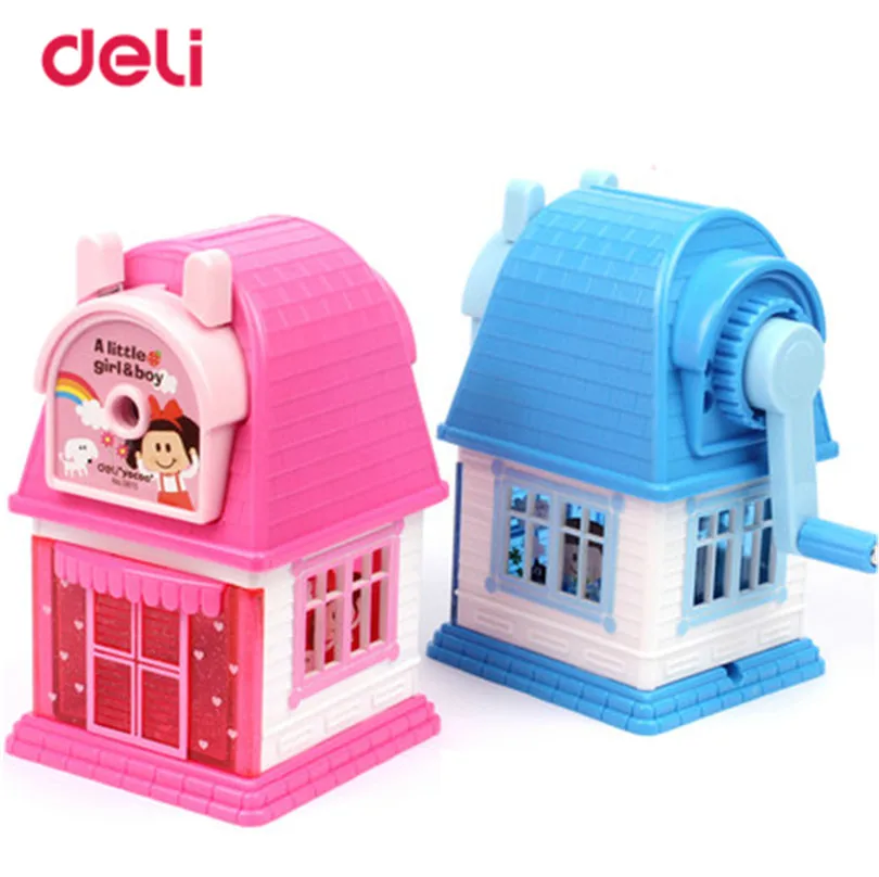 Deli Stationery Pencil Sharpener brands Hand Pencil Sharpener Small