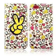 Hot Funny Cute Fashion Wallet Flip Style PU Leather Case For iPhone 6 Plus 5.5 Phone Bag Cover Card Holder