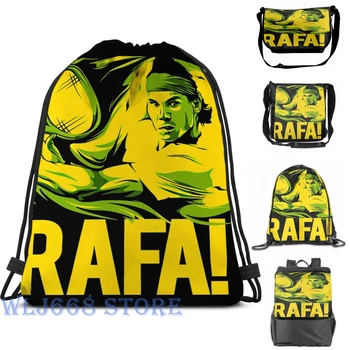 

Funny graphic print shoulder Bags women RAFAEL NADAL Single shoulder backpack travel for men Gym Bag