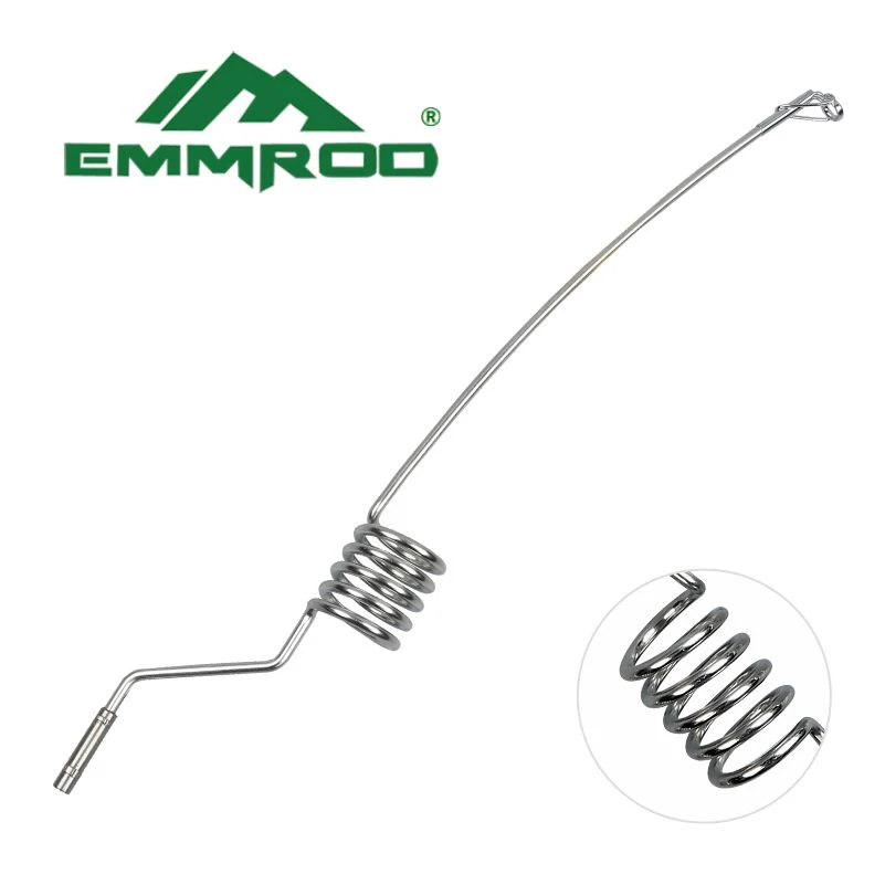 EMMROD Mini Portable Pocket 72CM stainless steel Sea Fishing Rod ultra short Ice Raft Fishing
