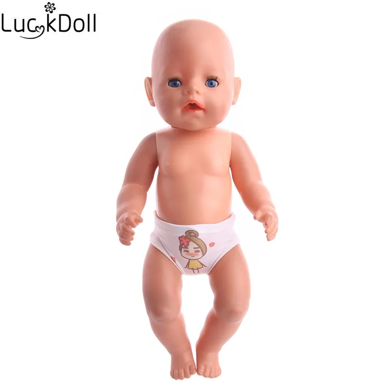 Luckdoll новые кукольные аксессуары мультфильм трусики подходят 43 см кукла, лучший подарок для детей