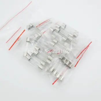 

50PCS/LOT 10Values Fuse Set Fast Quick Blow Glass Fuses Tube Assortment Kit 6x30mm 0.5A 1A 2A 3A 5A 6A 8A 10A 15A 20A/250V