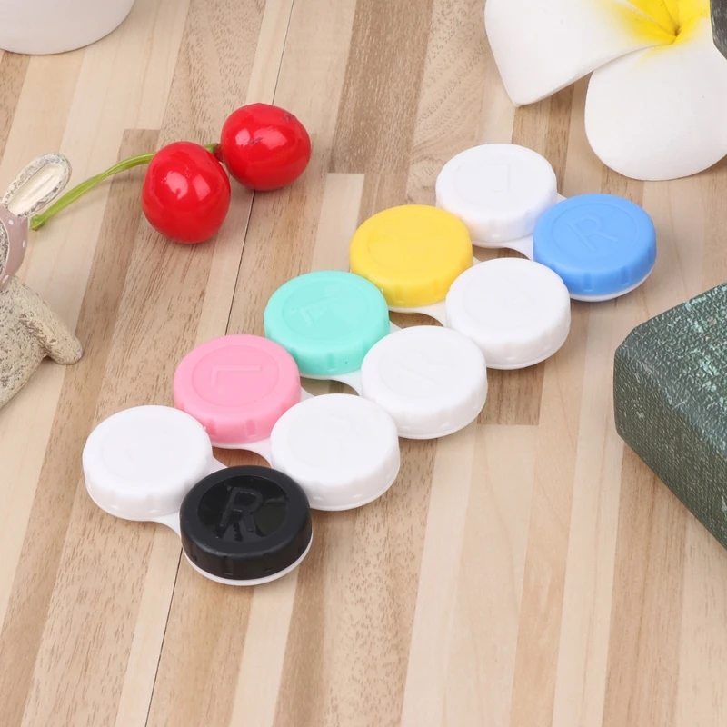 

Free delivery Contact Lens Box Holder Plastic Objective Travel Portable Case Storage Container