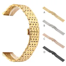 Для смарт-устройств,, роскошный Съемная крышка из сплава с украшением в виде кристаллов Нержавеющая сталь браслет ремешок для huawei B5