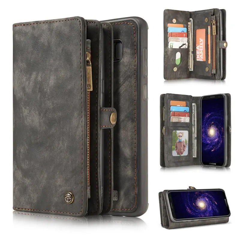 

Luxury Wallet Leather CasesFor Galaxy S8 S9 Plus Note8 Note9 Multi-function Flip Magnetic Business Case For Samsung S7 S7 Edge