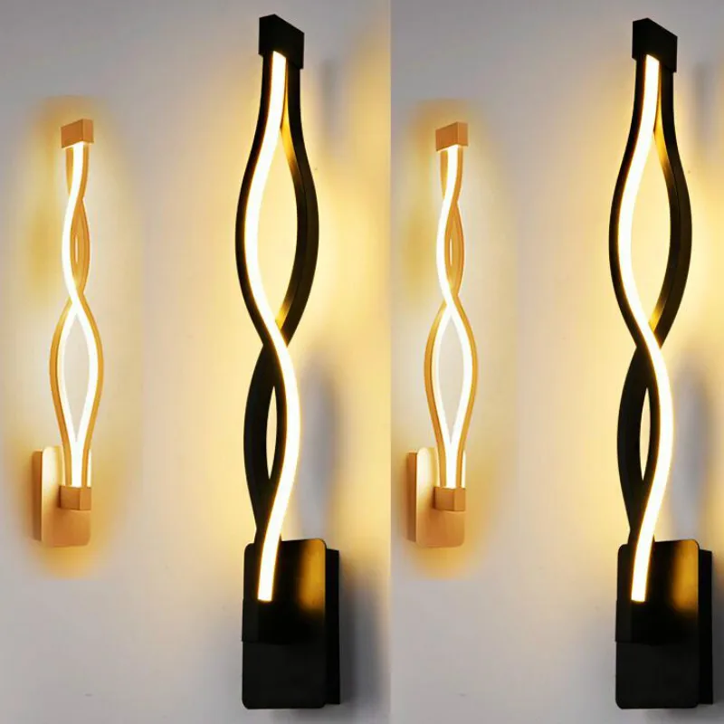 

16W LED Wall Lamp Modern Bedroom Beside Reading Wall Light Indoor Living Room Corridor Hotel Room Lighting Decoration Arts