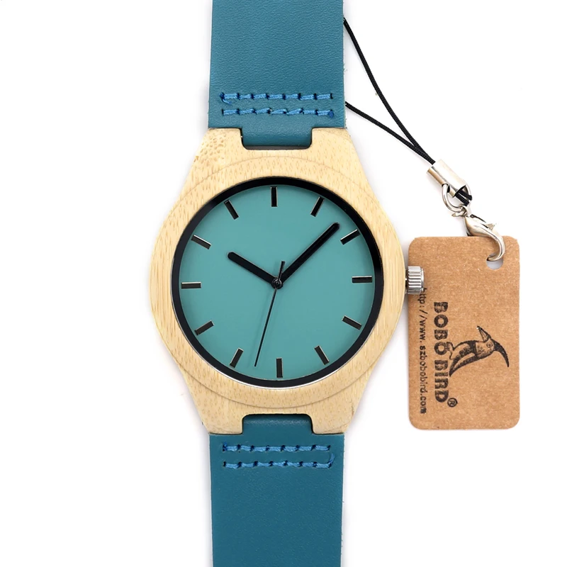 BOBO BIRD High Quality Vintage Men's Watches Bamboo Woodies Luxury Brand Genuine Leather Wood Wristwatches Wood watches For Men