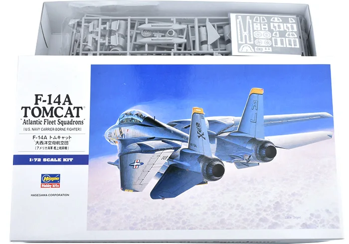 HASEGAWA 1/72 масштаб 00544 США F-14A Tomcat Atlantic Fleet Fighter DIY Собранные модели самолета для коллекции, подарка, детей