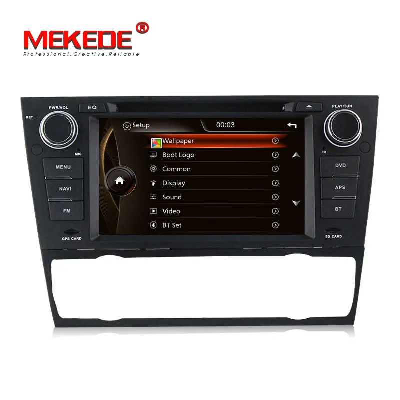 

MEKEDE Original UI 1din Car DVD GPS Navigation player for E90 E91 E92 E93 with GPS navigation BT Radio 1080p video free shipping