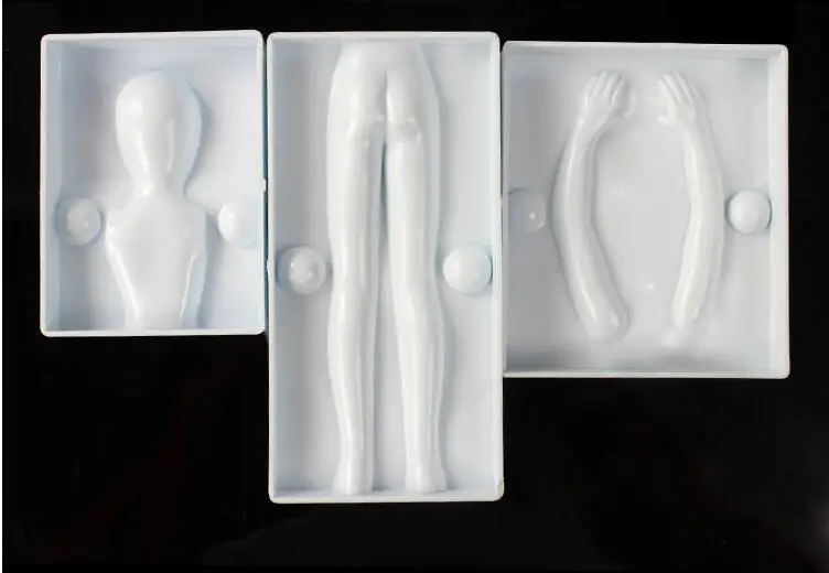Помадка пластик 6 шт. формы из полимерной глины куклы модели Diy торт Sugarcraft инструменты формы для выпечки Торт Декор Кукла форма для тела