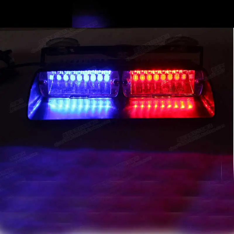

96W Super Bright S2 16pcs LED Signal Warning Emergency Strobe Police Flash Light Intimidator Led Dash Light