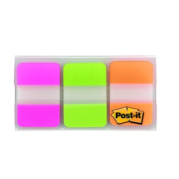 

post it plastic material Durable Index Filing Category Tag Sticky notes 66 pages per pack 3M Post-it 686-PGO