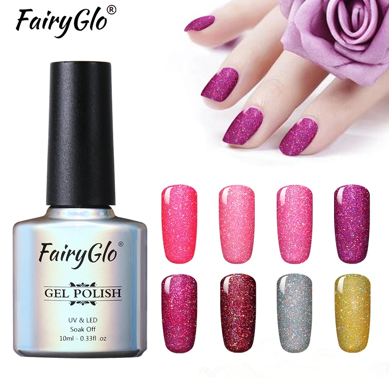 Гель лак для ногтей 10 мл неоновый блестящий УФ светодиодный|nail gel bling|gel blinggel polish |