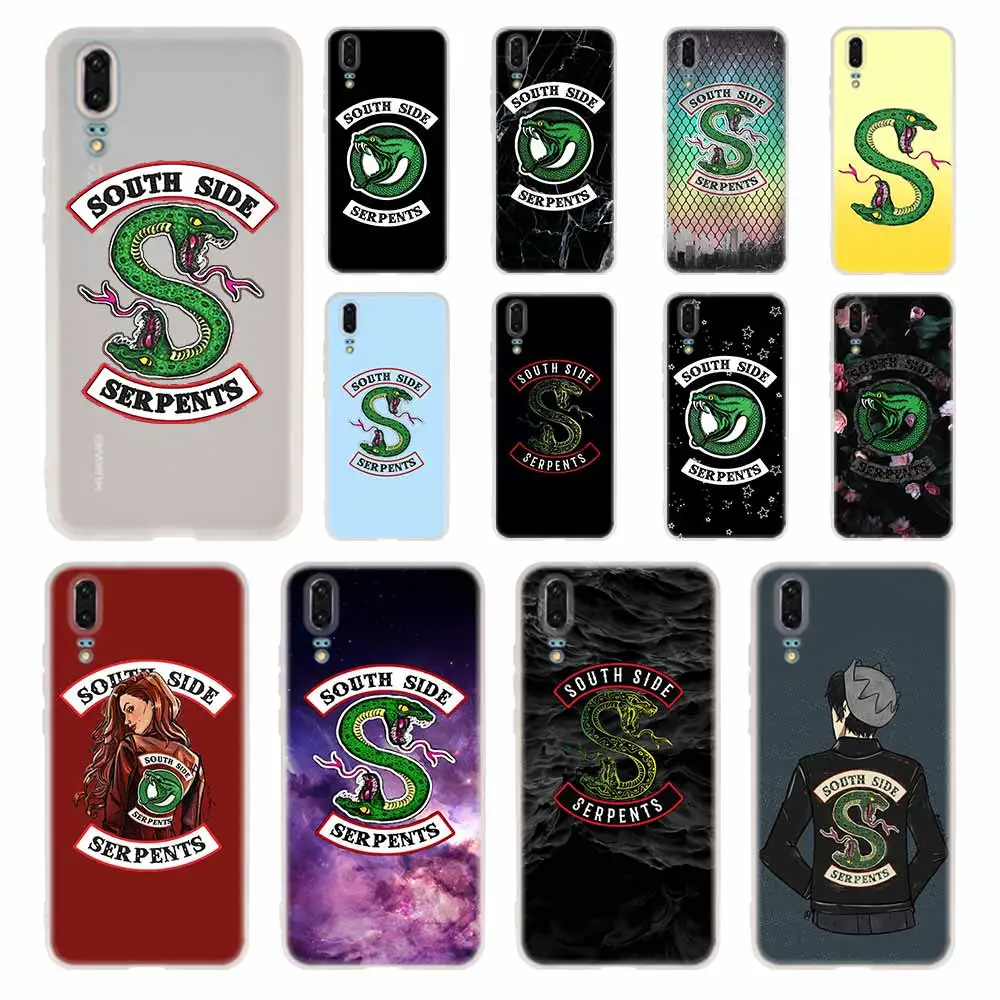 Новый чехол Riverdale South Side Serpents силиконовый мягкий из ТПУ для Huawei P50 P30 P40 P20 Pro P10 Lite P
