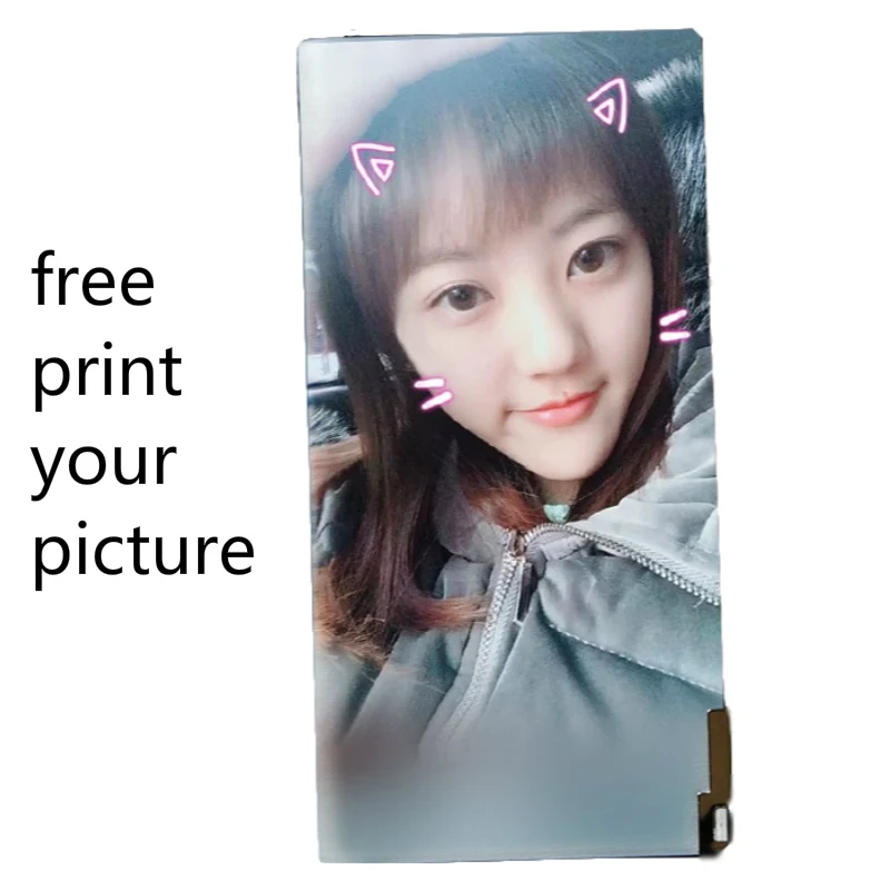 

Creative diy wallet men clutch bag handbag large capacity photo custom picture print customized lettering write business wallet