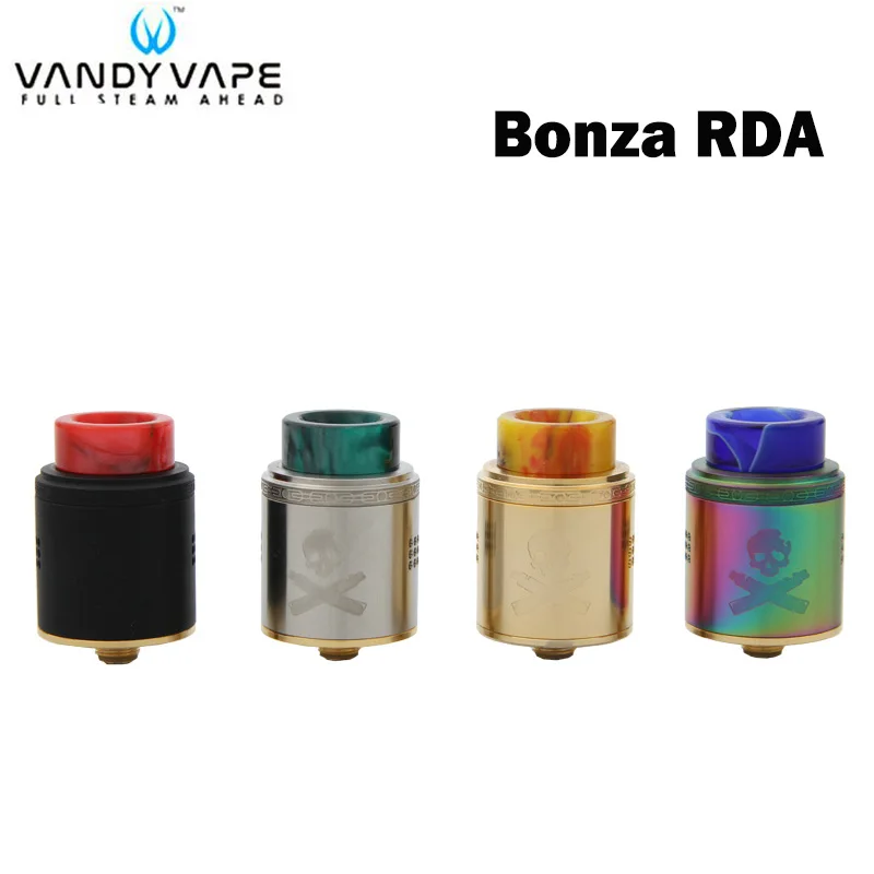 

Oriignal Vandy Vape Bonza RDA Atomizer with Fixed Screw Clamp Post Bonza RDA with Single & Dual Coil Configuration