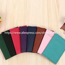 ПУ имя визитница книги с карманом пользовательские Обложка для паспорта