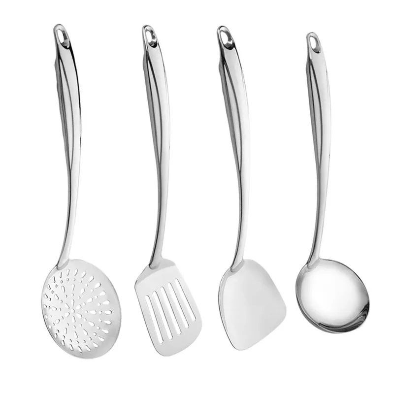 

Hukoer 6 pieces house scenery kitchen tools Stainless Steel Kitchenware Set Ladle,Shovel,Leakage,Colander Swivel bracket
