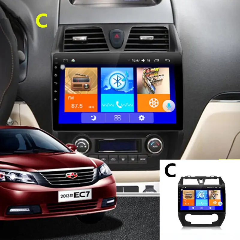 Для Geely Emgrand 7 EC7 EC715 EC718 Emgrand7 E7, Emgrand7-RV, EC7-RV, EC715-RV, EC718-RV, gps навигации, DVD плеер, изображение при движении задним ходом - Название цвета: C