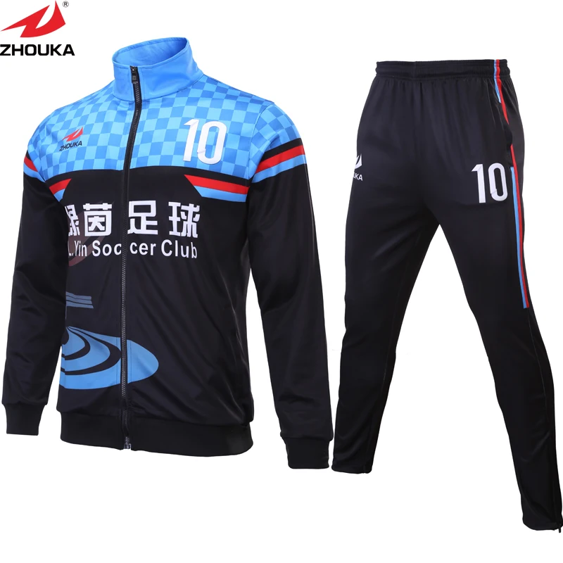 Custom Men Soccer Tracksuit Design Sublimation Printing DIY Your Own ...