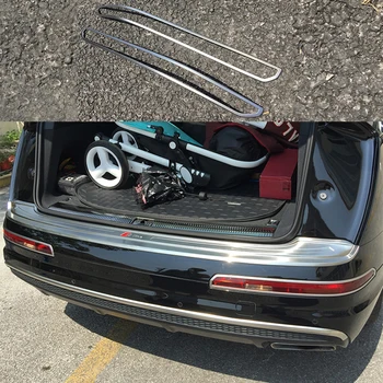 

2pcs Chrome Rear Fog Light Lamp Decorator Frame Cover Trim For Audi Q7 2017-2018