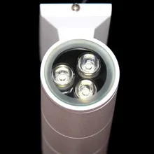 6 шт. 12 Вт светодиодный настенный светильник 6x2 Вт светодиодный наружный светильник с двумя головками вверх и вниз светодиодный настенный светильник для крыльца AC85-265V