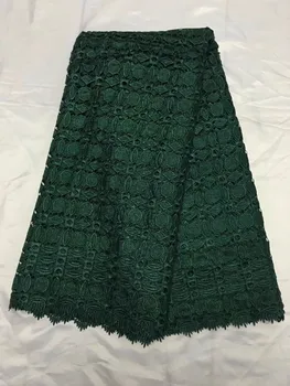 

African cord Lace Fabric Hot Sell New Arrival African Cord Lace Guipure Lace Fabrics High Quality wedding dress free shipping LY