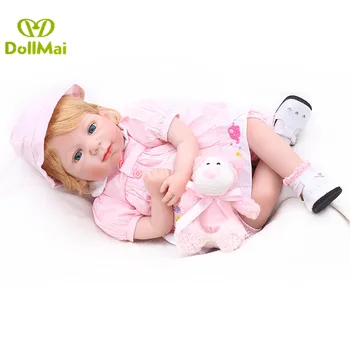 

Reborn dolls girl 55cm realistic silicone reborn baby dolls bebe gift reborn menina bonecas cheap reborn dolls for child gift