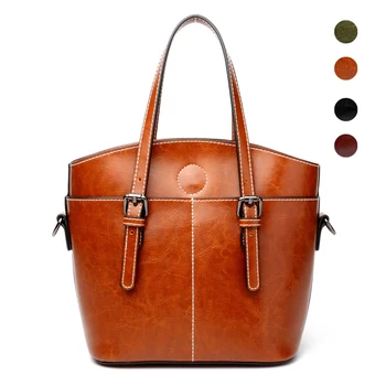 

Fashion Women's Handbag female vintage Shoulder Bag Ladies genuine leather tote hand bag for women Messenger Crossbody Bags lady
