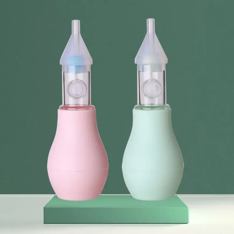 

Baby Anti-backflow Nasal Aspirator Device Silicone Pump Suction Infants Manual Nose Cleaner