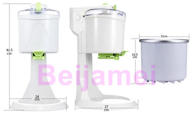ice cream maker size
